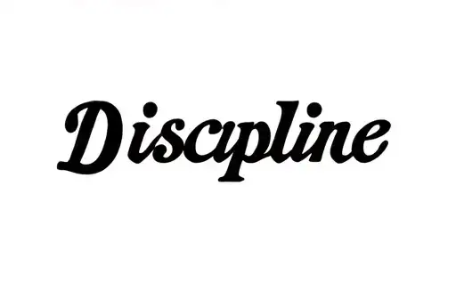 "Discipline" tattoo design idea
