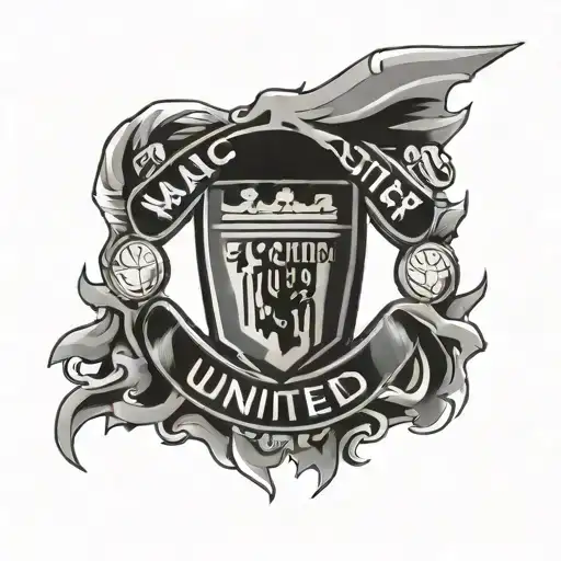 Manchester united football club logo featuring tattoo design idea