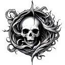 Womb tattoo design idea