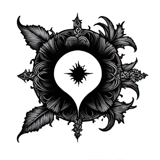 Womb tattoo design idea