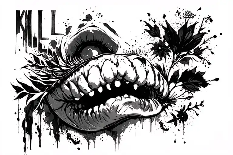 🧠 “Kill the Noise” Tattoo Design Prompts🎨 1. Echo Break — Complete ReworkFlat Artwork Prompt:> Black and grey ta tattoo design idea