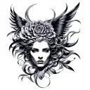 Versace tattoo design idea