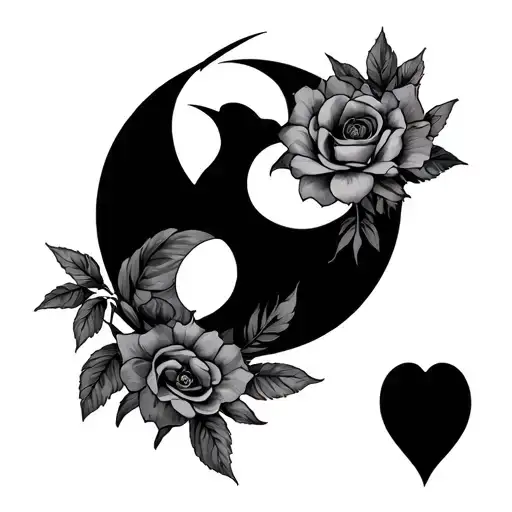 amazing grace circle tattoo design idea