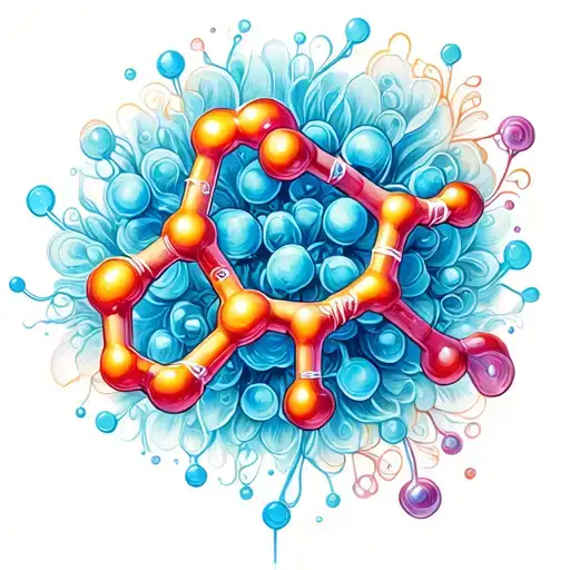 oxytocin molecule tattoo design idea