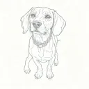 a beagle tattoo design idea