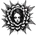 Generate a tattoo representing depression tattoo design idea