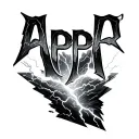 "APPA" "APPA" lightning storm tattoo design idea