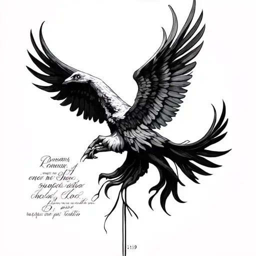 Romans 12:19 tattoo design idea