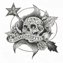 Omerta tattoo design idea