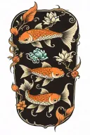 Koi Fish tattoo design idea