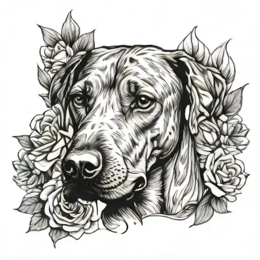 Rhodesian Ridgeback Tattoo tattoo design idea