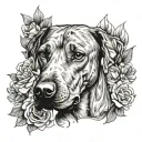 Rhodesian Ridgeback Tattoo tattoo design idea