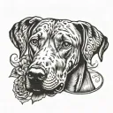Rhodesian Ridgeback Tattoo tattoo design idea