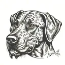 Rhodesian Ridgeback Tattoo tattoo design idea