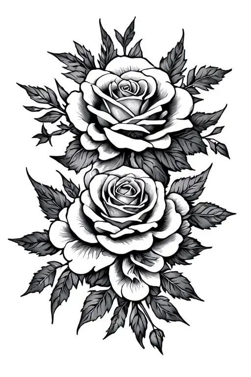 arm sleeve with luther rose on the forearm. incorporate the five solas tattoo design idea