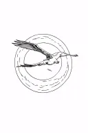 icarus flying towards the sun tattoo design idea