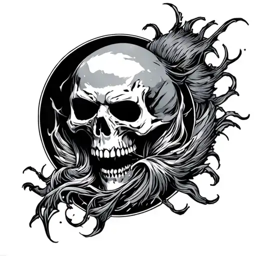 death reaper seal anime tattoo design idea