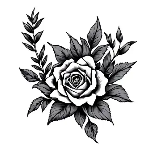 God is everything tattoo design idea