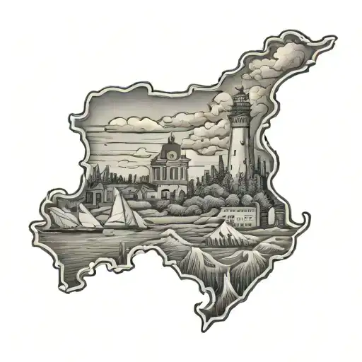 erie pennsylvania presque isle tattoo design idea