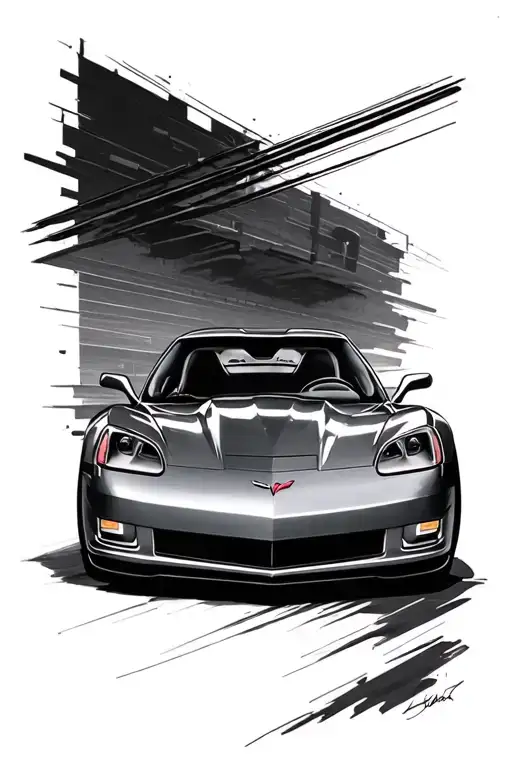 c5 corvette C5 tattoo design idea