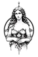 Aphrodite the goddess of love tattoo tattoo design idea