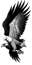 🌳 SLEEVE BREAKDOWN (Top → Bottom)🔝 Shoulder / Upper Arm – STRENGTHEagle (Primary Power Symbol)Large eagle with wi tattoo design idea