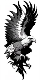 🌳 SLEEVE BREAKDOWN (Top → Bottom)🔝 Shoulder / Upper Arm – STRENGTHEagle (Primary Power Symbol)Large eagle with wi tattoo design idea