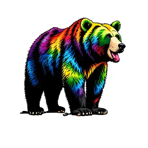 gay bear tattoo design idea