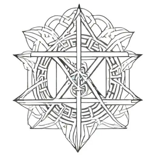 ALPHA OMEGA tattoo design idea