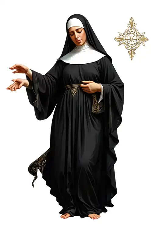 Nun in Imam Hussein's sex tattoo design idea
