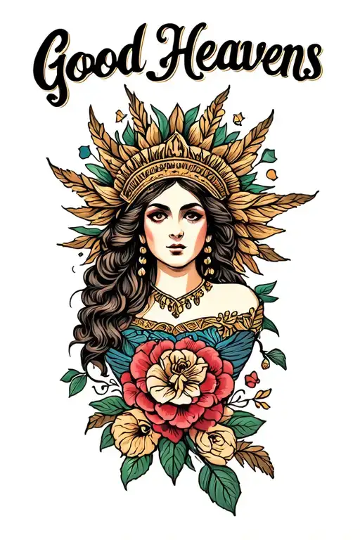 good heavens tattoo design idea