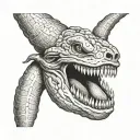 penis with vein tattoo design idea