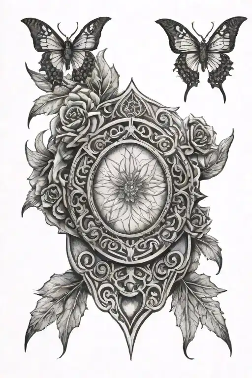 Radan Elden ring tattoo design idea
