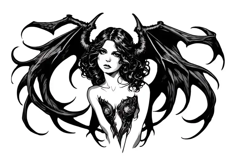 Succubus Womb tattoo tattoo design idea