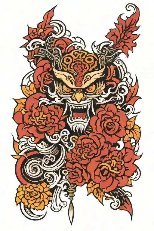 Christian Japanese style tattoo design inspired tattoo design idea