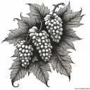 Grapevine tattoo design idea