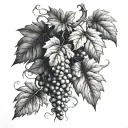 Grapevine tattoo design idea