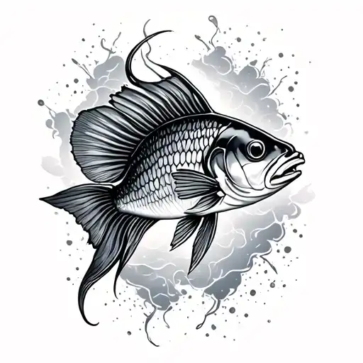 Christian Fish tattoo design idea