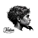 Tatouge by representing my son Tristan tattoo design idea