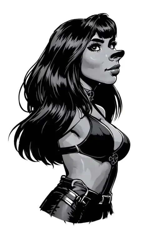 scooby doo hex girls tattoo design idea