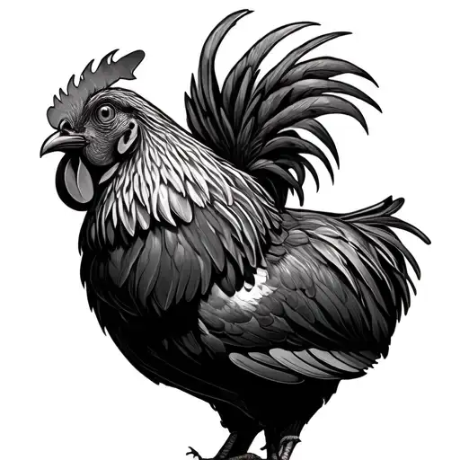 Alice In Chains Rooster tattoo design idea