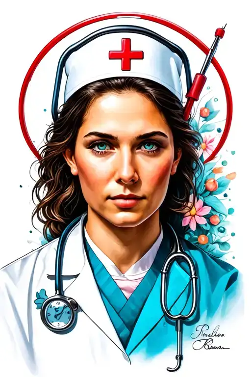 registered nurse tattoo for men tattoo design idea