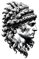 Greek mythology Atlas tattoo design idea