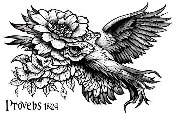 proverbs 18:24 tattoo design idea