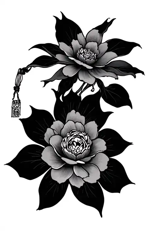 omamori ofuda protection tattoo design idea