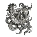 Capricorn Taurus scorpio zodiac sign tattoo tattoo design idea