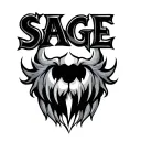knuckles tattoo name SAGE tattoo design idea
