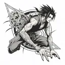 sasuke curse mark and phantom troupe spider tattoo design idea