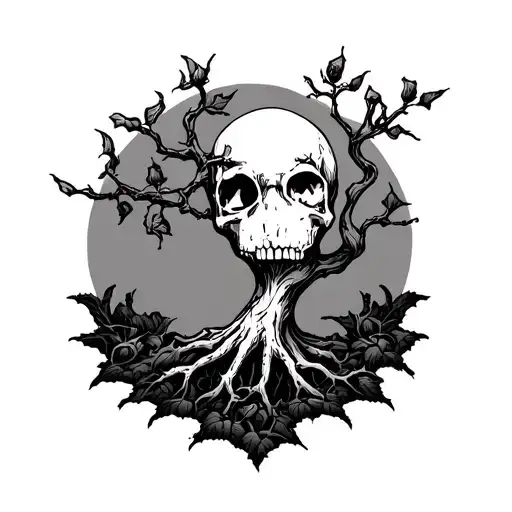 Poison Tree tattoo design idea
