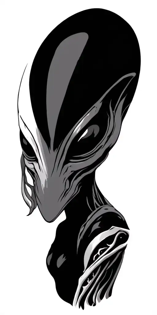 alien tattoo design idea